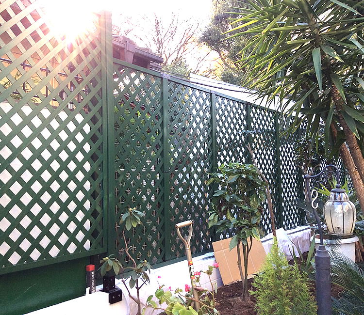 ラティス直付け箇所