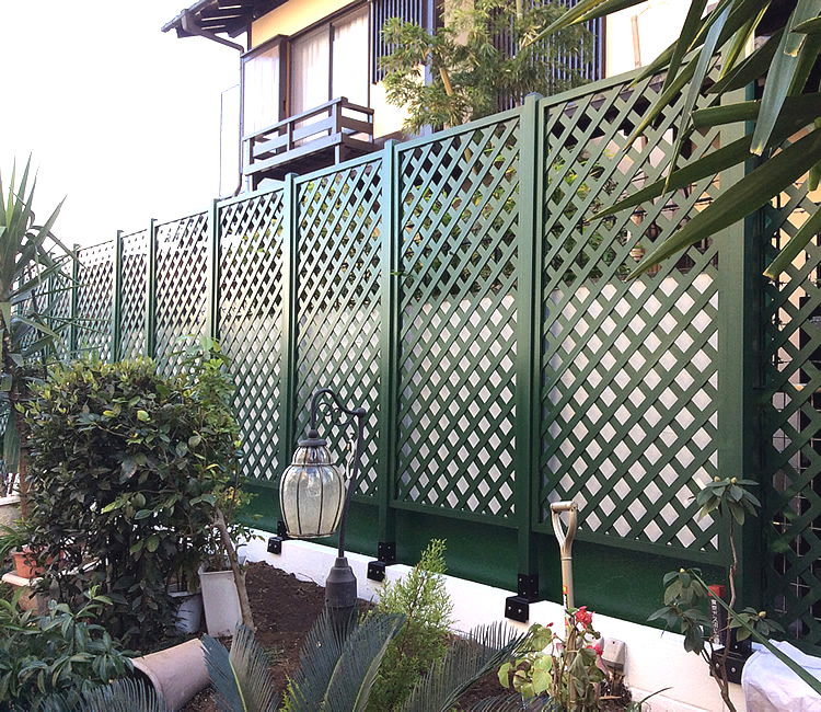 高さ2100mmにて設置